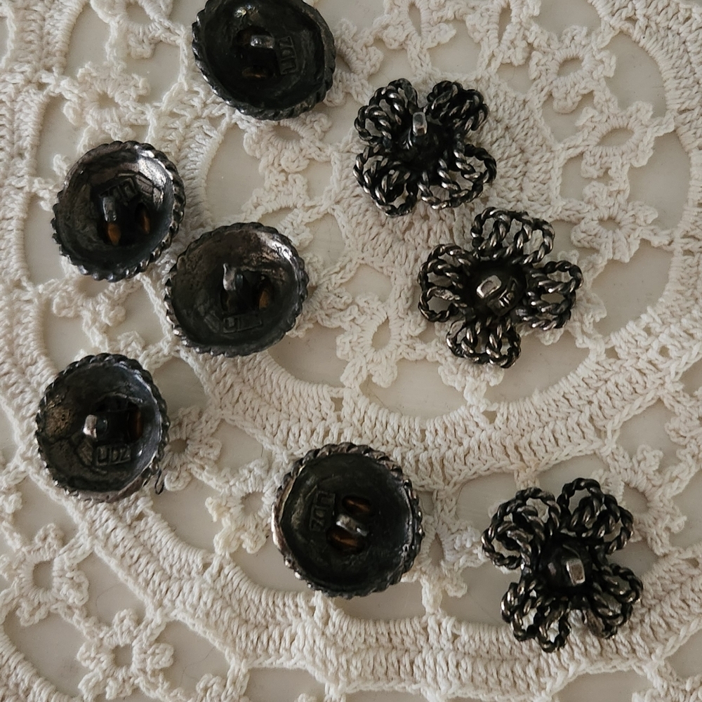 Vintage Rhinestone Buttons - Picture 3 of 5